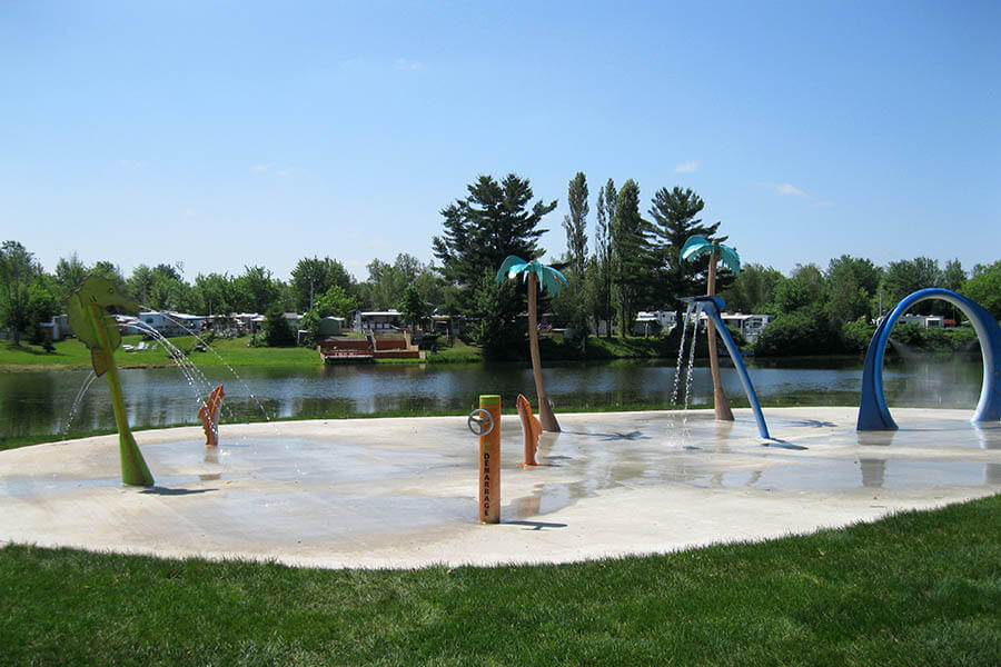 Jeux d'eau pour enfants